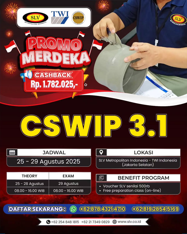 CWSIP 3.1 Welding Inspector Level II