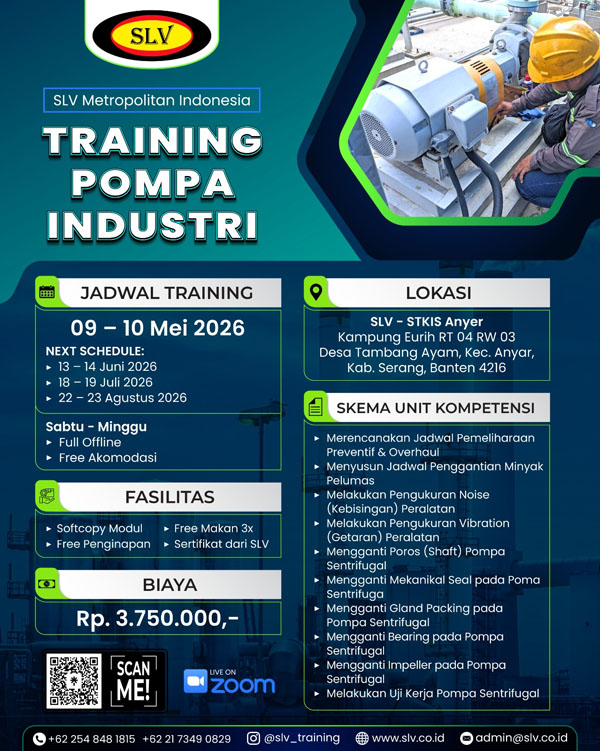 Operasi & Pemeliharaan Pompa Industri