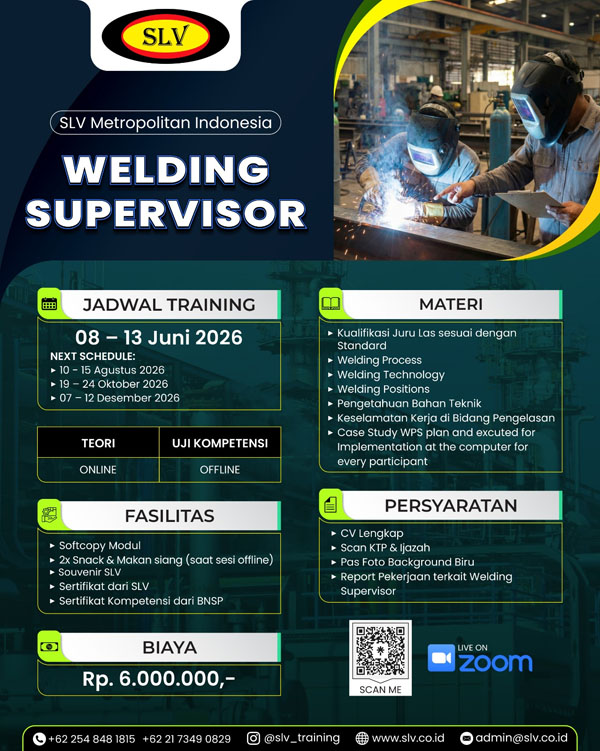 Welding Supervisor Indonesia
