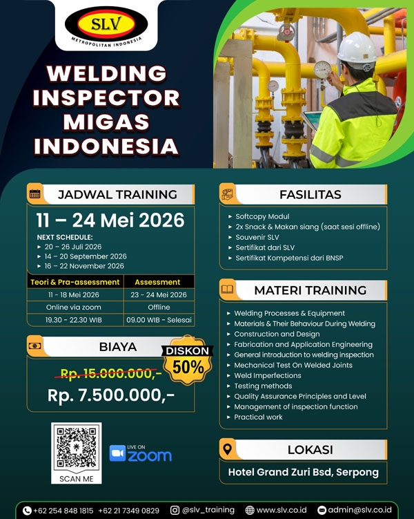 Welding Inspector Migas Indonesia