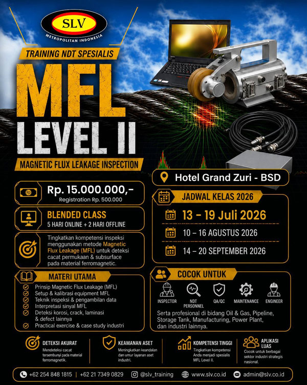 Magnetic flux Leakage (MFL) Level II