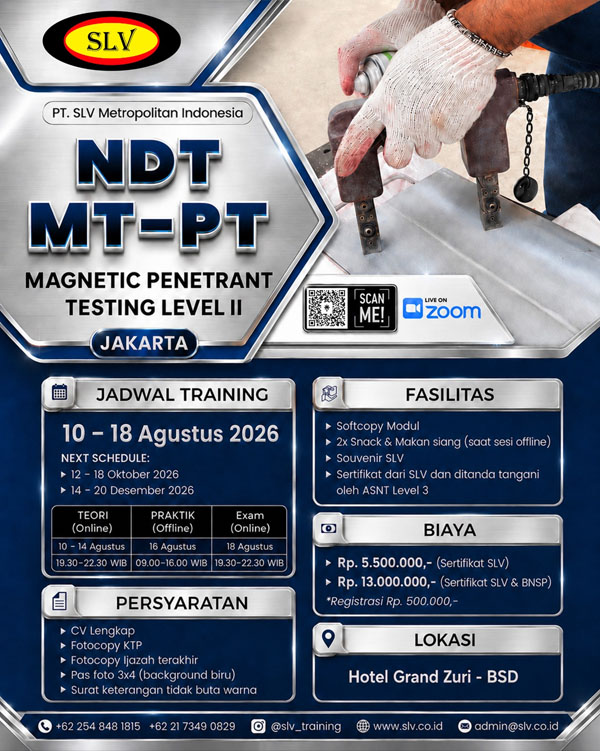 NDT MT PT Level II Jakarta