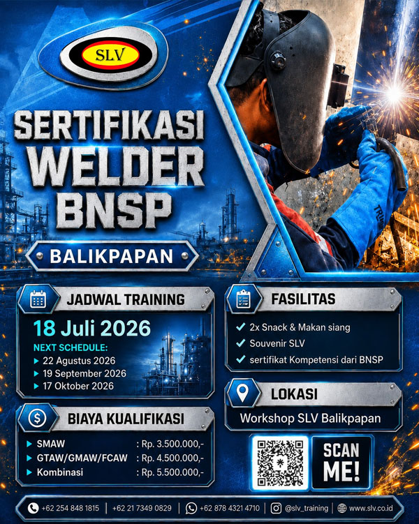 Sertifikasi Welder BNSP Balikpapan