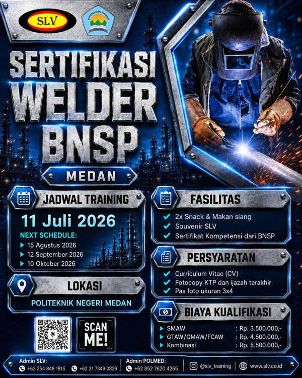 Sertifikasi Welder BNSP Medan