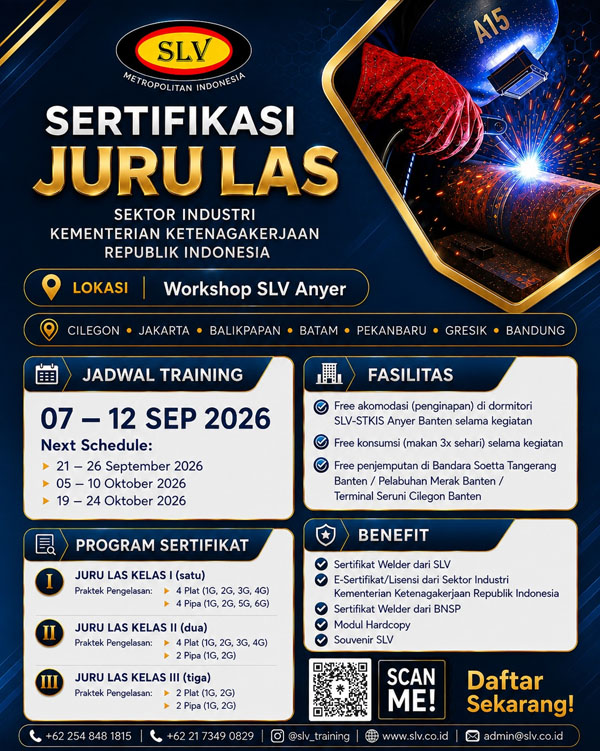 Sertifikasi Juru Las Sektor Kemenaker