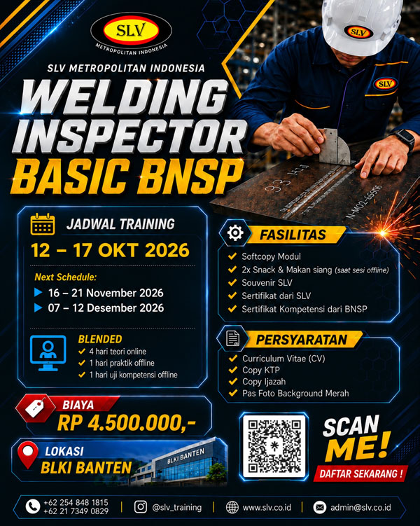 Welding Inspector Basic BNSP – Jakarta